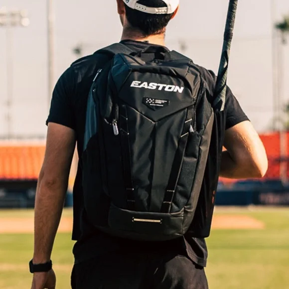 Easton Capital Black Baseball Backpack NWT - Picture 9 of 12